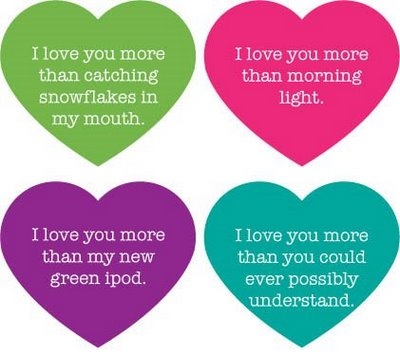 I love you more than...